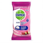 Dettol Anti Bacterial - Pomegranate & Lime Multipurpose Cleaning Wipes - 32 pieces